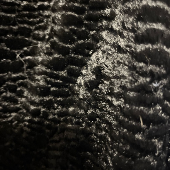 Cache black Boucle sweater /jacket size L - Picture 2 of 4